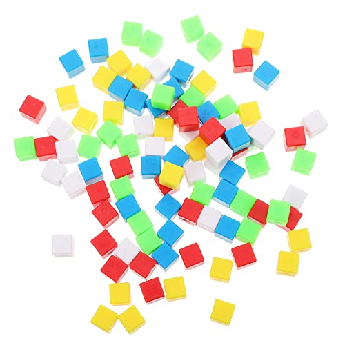 ERINGOGO 200 Stück Bunte Geometrische Bausteine Praktische Lehrmittel für Mathematik für DIY Projekte Fördert Zählen Sortieren Mustererkennung und Räumliches von ERINGOGO