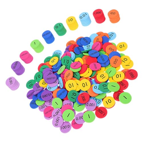 ERINGOGO 200 Stück Denkspiel Erziehungsspielzeug Bildungsspielzeug Mathe-Zähler für Grundschüler Mathezähler für Legen Sie Wert auf Bildungsmaterialien Zahlen zählen Chips Eva ERINGOGO 200 Stück Denkspiel Erziehungsspielzeug Bildungsspielzeug Mathe-Zähler für Grundschüler Mathezähler für Legen Sie Wert auf Bildungsmaterialien Zahlen zählen Chips Eva von ERINGOGO