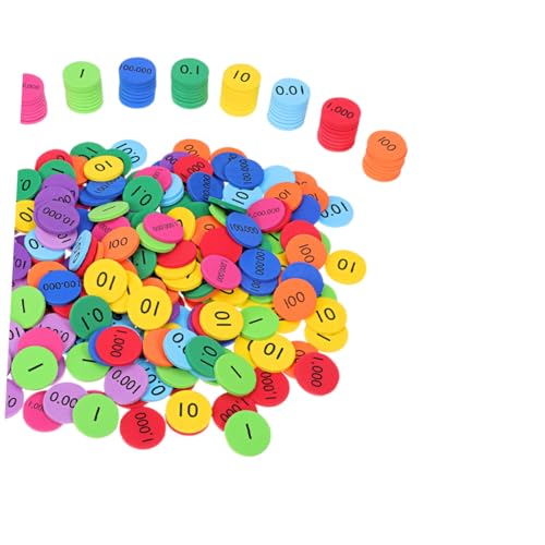 ERINGOGO 200 Stück Denkspiel Mathezähler Für Mathematikbedarf Für Die Grundschule Mathe-zähler Für Grundschüler Zählchips Für Grundmathematik Mathematische Zählscheiben Eva ERINGOGO 200 Stück Denkspiel Mathezähler Für Mathematikbedarf Für Die Grundschule Mathe-zähler Für Grundschüler Zählchips Für Grundmathematik Mathematische Zählscheiben Eva von ERINGOGO
