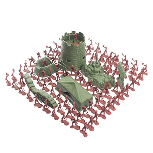 ERINGOGO 200 Stück Mini Soldaten Set Militärische Figuren in Rot und Grün Plastiksoldaten Modell für Kreative Spiele und Partys für Militärfans ERINGOGO 200 Stück Mini Soldaten Set Militärische Figuren in Rot und Grün Plastiksoldaten Modell für Kreative Spiele und Partys für Militärfans von ERINGOGO