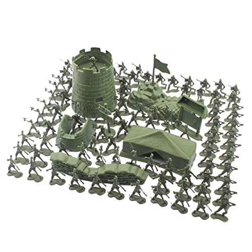 ERINGOGO 200Stücke Mini Soldaten Spielzeugset Teiliges Modell Figuren Rot und Grün Kunststoff Soldaten und Zubehör für Kreatives und Militärwissen ERINGOGO 200Stücke Mini Soldaten Spielzeugset Teiliges Modell Figuren Rot und Grün Kunststoff Soldaten und Zubehör für Kreatives und Militärwissen von ERINGOGO