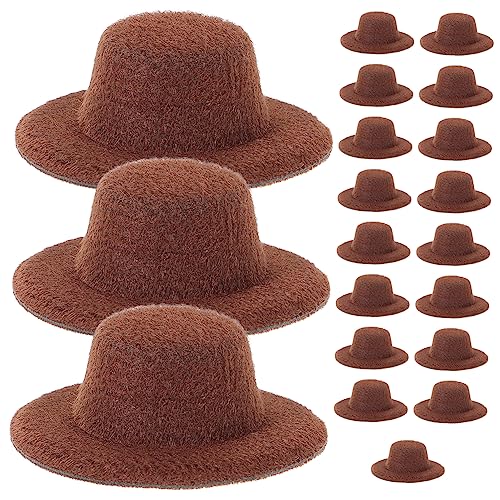ERINGOGO Miniatur-jazzhüte 20-teiliges Mini-Hut-Set Für Partydekorationen Und Bastelarbeiten Für Kinder von ERINGOGO