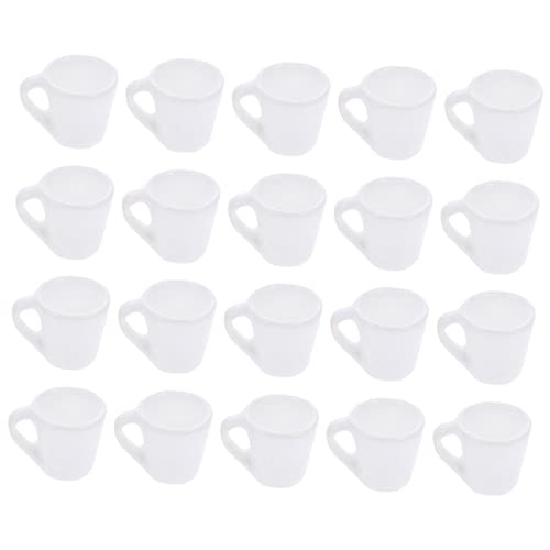 ERINGOGO 20St Puppenhaus Tasse Kaffeetassen Mini-Bierkrüge Becher Bausatz Espressotassen miniaturfiguren miniaturen Figuren Miniatures Mini-Tassen Miniatur-Teetassen Harz Weiß ERINGOGO 20St Puppenhaus Tasse Kaffeetassen Mini-Bierkrüge Becher Bausatz Espressotassen miniaturfiguren miniaturen Figuren Miniatures Mini-Tassen Miniatur-Teetassen Harz Weiß von ERINGOGO