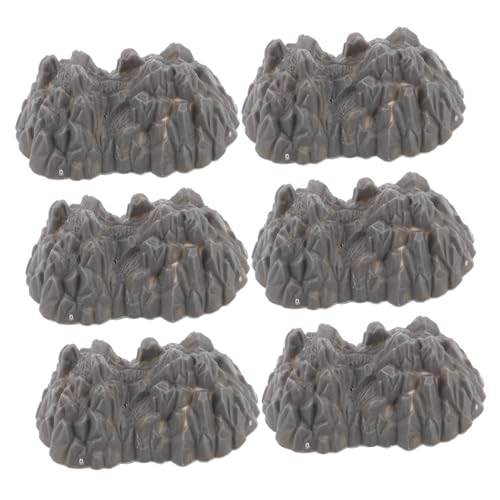ERINGOGO 20St Rockspielzeug Desktop-Bergdekorationen Mikrolandschaftsornament Steingartendekor Landschaftsdekor Steingarten-Miniornament Miniatur-Bonsai-Steingarten Plastik Dark Grey ERINGOGO 20St Rockspielzeug Desktop-Bergdekorationen Mikrolandschaftsornament Steingartendekor Landschaftsdekor Steingarten-Miniornament Miniatur-Bonsai-Steingarten Plastik Dark Grey von ERINGOGO