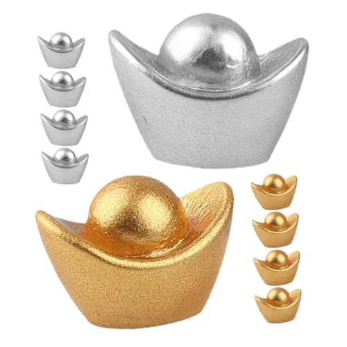 ERINGOGO Minimalistischen 20 Stücke Goldene Barren Figuren Feng Shui Sammeln Luck Charm Decor ERINGOGO Minimalistischen 20 Stücke Goldene Barren Figuren Feng Shui Sammeln Luck Charm Decor von ERINGOGO
