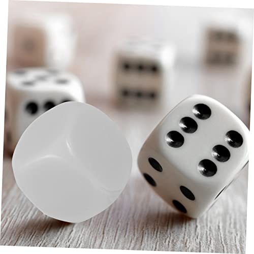 ERINGOGO 20 Stück Blankowürfel aus Acryl Sechsseitige Bedruckbare Würfel für Selbstgemacht Interaktive Lehrrequisiten Spielzubehör für Kinder und Eltern von ERINGOGO