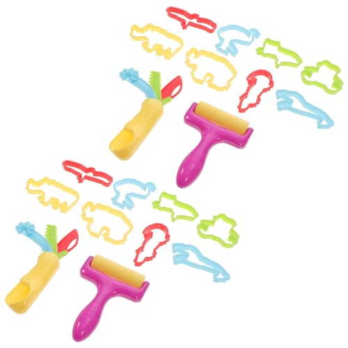 ERINGOGO 20stücke DIY Knete Ausstechformen Für Junge Mädchen Teiliges Tier- Für Plätzchen Und Modellieren Kreatives Spielzeug Fantasie Und Sicheres Kunststoffmaterial Farben Zufällig von ERINGOGO