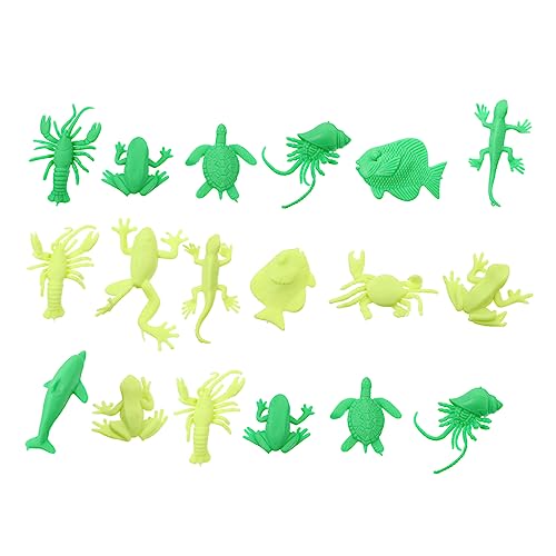 ERINGOGO 20Stücke Dehnbares Tierspielzeug Aus Kreative Knifflige Und Elastische Tierfiguren Für Stressabbau Und Spaß Im Zufallsstil von ERINGOGO
