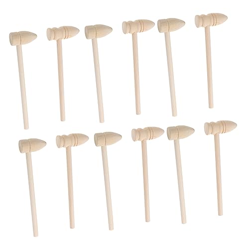 ERINGOGO Kleiner Holzhammer Spielzeug für Kinder 20 Stück Hammerspielzeug für Goldene Eier Lustiger Kinderhammer Multifunktionales Holzspielzeug ERINGOGO Kleiner Holzhammer Spielzeug für Kinder 20 Stück Hammerspielzeug für Goldene Eier Lustiger Kinderhammer Multifunktionales Holzspielzeug von ERINGOGO