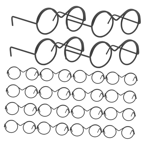 ERINGOGO 20Stücke Mini Puppenbrillen Puppensonnenbrille für Puppenhaus Zubehör Kreative Bastelbrillen für Puppen Stilvolle Brillen Requisiten ERINGOGO 20Stücke Mini Puppenbrillen Puppensonnenbrille für Puppenhaus Zubehör Kreative Bastelbrillen für Puppen Stilvolle Brillen Requisiten von ERINGOGO