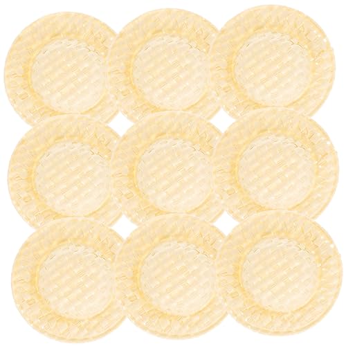 ERINGOGO 20 Stück Kleiner Woven Puppenhüte aus Papier Selbstgemacht Miniatur Hüte für Puppen Basteln und Foto Requisiten Rustikale Deko für Miniaturhäuser ERINGOGO 20 Stück Kleiner Woven Puppenhüte aus Papier Selbstgemacht Miniatur Hüte für Puppen Basteln und Foto Requisiten Rustikale Deko für Miniaturhäuser von ERINGOGO