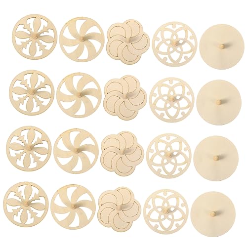 ERINGOGO 20Stücke Unvollendete Holz Gyroskope Für DIY Bastelset Zum Bemalen Kreatives Für Jungen Und Fördert Motorische Fähigkeiten Und Kreativität Zufällige ERINGOGO 20Stücke Unvollendete Holz Gyroskope Für DIY Bastelset Zum Bemalen Kreatives Für Jungen Und Fördert Motorische Fähigkeiten Und Kreativität Zufällige von ERINGOGO