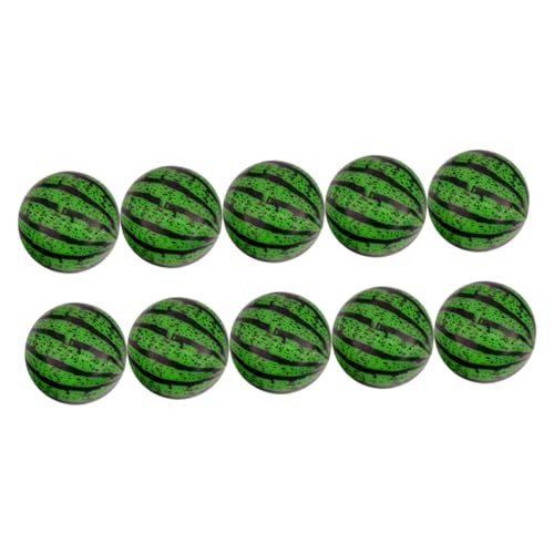 ERINGOGO 20Stücke Wassermelone Muster Hüpfbälle Kreative Springkugeln Für Elastische Kugeln Pädagogisches Für Drinnen Und Draußen Spaß Und Bewegungsspielzeug von ERINGOGO
