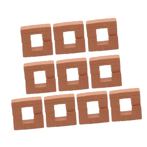 ERINGOGO 20pcs Miniaturziegel Modell Wall Ziegel Dollhouse Accessoires Für Hausgebäude Küche Garten Landschaftsgestaltung Architekt DIY Buistion Oper von ERINGOGO