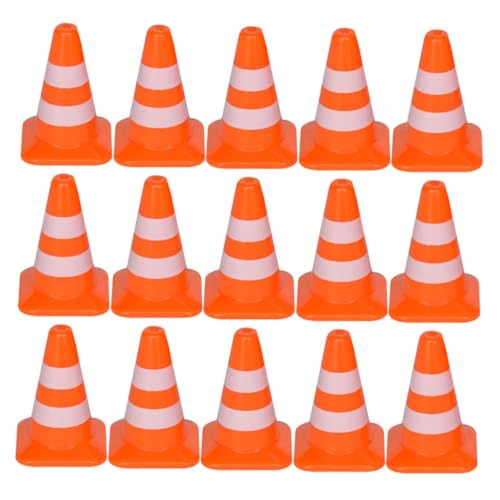 ERINGOGO 21 Stück Roadblock Sandtischmodell Zapfen Pylone Verkehrssperre Straße Spielzeugverkehrskegel Zeichen Lehrreich Verkehrskegel, Baukegel Mini-trainingskegel Orange Abs ERINGOGO 21 Stück Roadblock Sandtischmodell Zapfen Pylone Verkehrssperre Straße Spielzeugverkehrskegel Zeichen Lehrreich Verkehrskegel, Baukegel Mini-trainingskegel Orange Abs von ERINGOGO