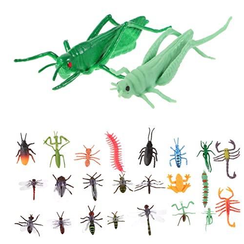 ERINGOGO 22 Stück Realistische Insekten Spielzeugset Teiliges Insektenmodell für Lernspielzeug und Dekoration für Insekten Themenpartys und Naturerkundungen ERINGOGO 22 Stück Realistische Insekten Spielzeugset Teiliges Insektenmodell für Lernspielzeug und Dekoration für Insekten Themenpartys und Naturerkundungen von ERINGOGO