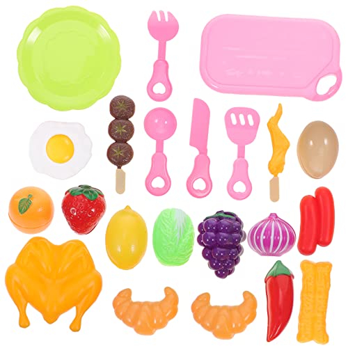 ERINGOGO 23 Stück Simuliertes Obst Und Gemüse Bildungsbedarf Schneiden Obstspielzeug Kinderspielzeug Küchenspielzeug Gemüsespielzeug Für Die Küche Bildungsspielzeug Essen ERINGOGO 23 Stück Simuliertes Obst Und Gemüse Bildungsbedarf Schneiden Obstspielzeug Kinderspielzeug Küchenspielzeug Gemüsespielzeug Für Die Küche Bildungsspielzeug Essen von ERINGOGO