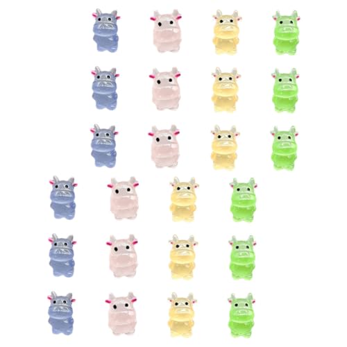 ERINGOGO 24 Stück Leuchtende Mini Kühe Figuren Cartoon Kühe für Garten und Tischdekoration Resin Figuren für Mikro Landschaft und Bonsai Dekoration ERINGOGO 24 Stück Leuchtende Mini Kühe Figuren Cartoon Kühe für Garten und Tischdekoration Resin Figuren für Mikro Landschaft und Bonsai Dekoration von ERINGOGO