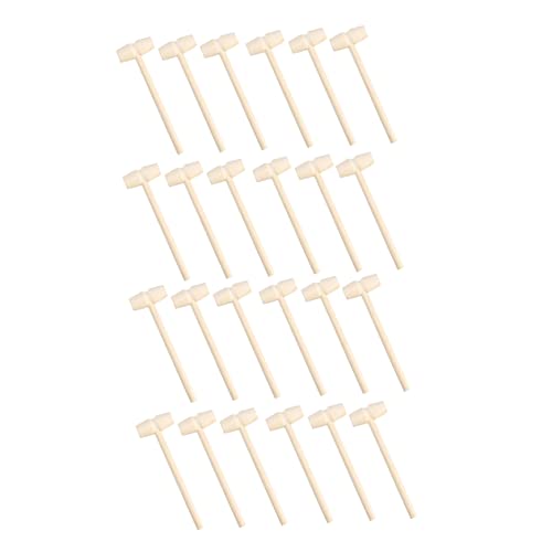 ERINGOGO 24 Stück Mini Holzhammer für Teiliges Kreatives Hand Augen Koordination und Geschicklichkeit Sicheres Holzspielzeug für Kleine Hände ERINGOGO 24 Stück Mini Holzhammer für Teiliges Kreatives Hand Augen Koordination und Geschicklichkeit Sicheres Holzspielzeug für Kleine Hände von ERINGOGO