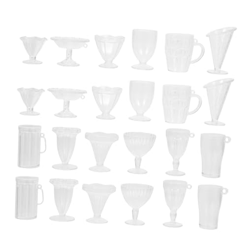 ERINGOGO 24 Stück Puppenhaus-Kristallbecher Figur Bausätze Bausatz Miniatur puppenhauszubehör Puppenhaus Zubehör simulierte kleine Tasse Mini-Hauspokal dekorative Tassen Plastik ERINGOGO 24 Stück Puppenhaus-Kristallbecher Figur Bausätze Bausatz Miniatur puppenhauszubehör Puppenhaus Zubehör simulierte kleine Tasse Mini-Hauspokal dekorative Tassen Plastik von ERINGOGO