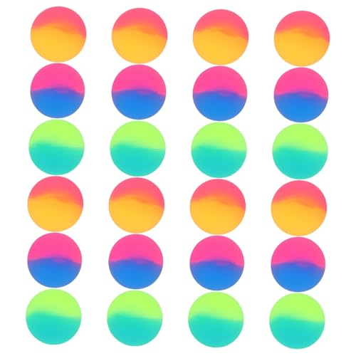 ERINGOGO 24 Stück Teiliges Bunte Gummibälle für Hochwertige Elastische Sprungbälle aus Robustem Vollgummi Frosted Design als Outdoor für Ab Jahren Fördert Motorik und Geschicklichkeit ERINGOGO 24 Stück Teiliges Bunte Gummibälle für Hochwertige Elastische Sprungbälle aus Robustem Vollgummi Frosted Design als Outdoor für Ab Jahren Fördert Motorik und Geschicklichkeit von ERINGOGO