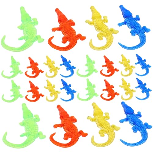 ERINGOGO 24 Stück Teiliges Elastisches Verschleißfestes Krokodilspielzeug aus Flexiblem Klebegummi Tragbar und Leicht Bunte Zufällige Farben Lustiges Wandklettern für ERINGOGO 24 Stück Teiliges Elastisches Verschleißfestes Krokodilspielzeug aus Flexiblem Klebegummi Tragbar und Leicht Bunte Zufällige Farben Lustiges Wandklettern für von ERINGOGO