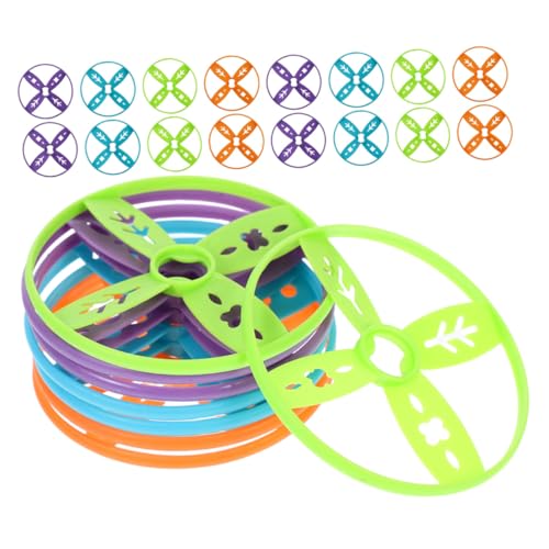 ERINGOGO 24 Stück Teiliges Flying Disc Set Robustes Material Kompatibel mit Hand und Fußspielzeugen Vielseitige Farbauswahl für Outdoor Spielplatz und Strandaktivitäten Zufällige Farbe ERINGOGO 24 Stück Teiliges Flying Disc Set Robustes Material Kompatibel mit Hand und Fußspielzeugen Vielseitige Farbauswahl für Outdoor Spielplatz und Strandaktivitäten Zufällige Farbe von ERINGOGO