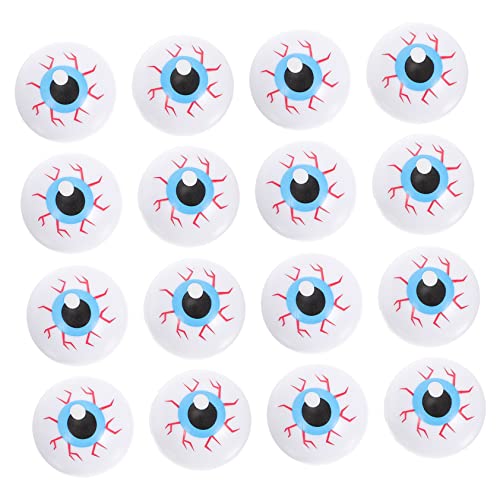 ERINGOGO 24 Stück Teiliges Halloween Augapfel Kunststoff Hohle Hüpfaugen Gruselige Deko Party Requisiten für Halloween und Trick Treat Taschen von ERINGOGO