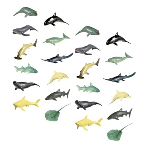ERINGOGO 24 Stück Teiliges Künstliche Meeresbewohner Figuren aus Robustem PVC Realistische Fischmodelle für Aquarium Deko Vielseitig Einsetzbar als Lernmaterial und Wohnaccessoire ERINGOGO 24 Stück Teiliges Künstliche Meeresbewohner Figuren aus Robustem PVC Realistische Fischmodelle für Aquarium Deko Vielseitig Einsetzbar als Lernmaterial und Wohnaccessoire von ERINGOGO