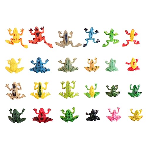ERINGOGO 24 Stück Teiliges Kunstfrogs für Realistische Froschfiguren für Mikro Landschaftsdekoration Wasserdichtes Material für Partys und Spiele ERINGOGO 24 Stück Teiliges Kunstfrogs für Realistische Froschfiguren für Mikro Landschaftsdekoration Wasserdichtes Material für Partys und Spiele von ERINGOGO
