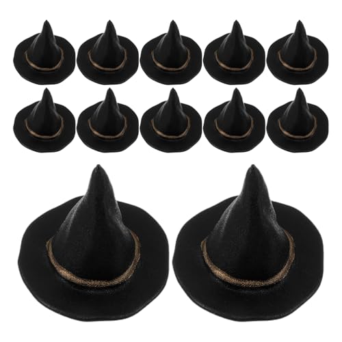 ERINGOGO 24 Stück Teiliges Mini Hexenhüte aus Schwarzem Kleine DIY Bastelaccessoires für Puppenhaus Flaschen und Halloween Partydekoration Handgefertigte Detailreiche Mini Hüte ERINGOGO 24 Stück Teiliges Mini Hexenhüte aus Schwarzem Kleine DIY Bastelaccessoires für Puppenhaus Flaschen und Halloween Partydekoration Handgefertigte Detailreiche Mini Hüte von ERINGOGO