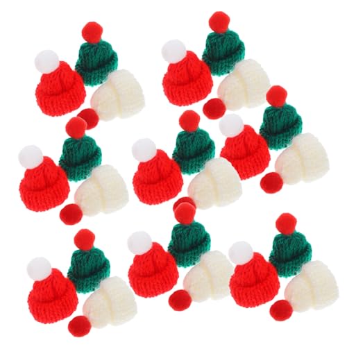 ERINGOGO 24 Stück Teiliges Mini Strick-weihnachtsmützen aus Weichem Wollgarn Bunte Mini-hüte für Weihnachtsdeko Weinflaschen-Topper DIY Bastelaccessoires Wiederverwendbar Festliche Tisch ERINGOGO 24 Stück Teiliges Mini Strick-weihnachtsmützen aus Weichem Wollgarn Bunte Mini-hüte für Weihnachtsdeko Weinflaschen-Topper DIY Bastelaccessoires Wiederverwendbar Festliche Tisch von ERINGOGO