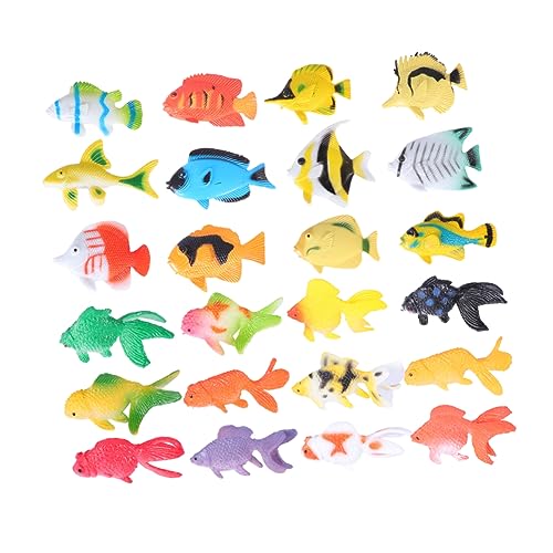 ERINGOGO 24 Stück Teiliges Set Meereslebewesen Modellspielzeug für Tropische Fische Goldfische Lernspielzeug für Vorschulkinder für Partys und Dekoration ERINGOGO 24 Stück Teiliges Set Meereslebewesen Modellspielzeug für Tropische Fische Goldfische Lernspielzeug für Vorschulkinder für Partys und Dekoration von ERINGOGO