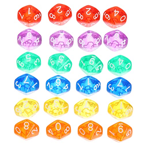 ERINGOGO 24 Stück Teiliges Set Polyedrische für Brettspiele Seitige Mathe und Würfelspiele Leicht und Tragbar für Familien und Partyeinsatz ERINGOGO 24 Stück Teiliges Set Polyedrische für Brettspiele Seitige Mathe und Würfelspiele Leicht und Tragbar für Familien und Partyeinsatz von ERINGOGO