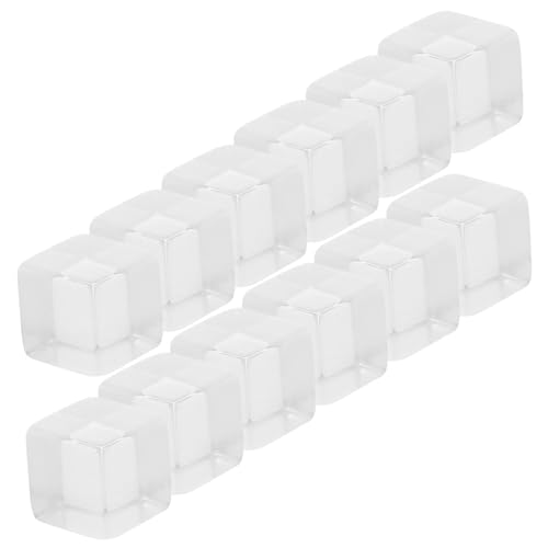 ERINGOGO 24 Stück Transparente DIY Spielwürfel für Gestaltung für Brettspiele Ergänzung für Partys und Kreative Spieleabende von ERINGOGO