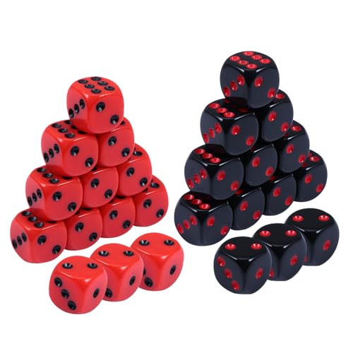 ERINGOGO 24 Stücke Punkte Kleine Große Jumbo Abgerundete Flecken Spiel Würfel ERINGOGO 24 Stücke Punkte Kleine Große Jumbo Abgerundete Flecken Spiel Würfel von ERINGOGO