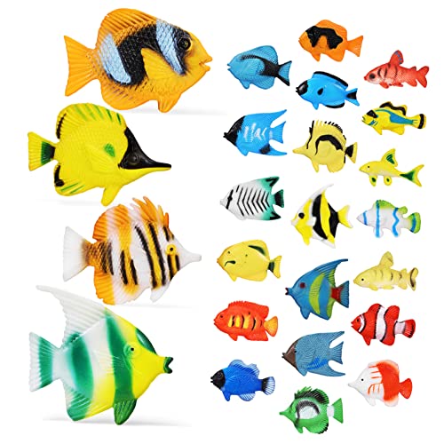 ERINGOGO 24 Teiliges Realistische Plastik Fisch Figuren Tropische Meereslebewesen Pädagogisch für oder Geburtstagsdeko Robust und Kindgerecht Gestaltet ERINGOGO 24 Teiliges Realistische Plastik Fisch Figuren Tropische Meereslebewesen Pädagogisch für oder Geburtstagsdeko Robust und Kindgerecht Gestaltet von ERINGOGO