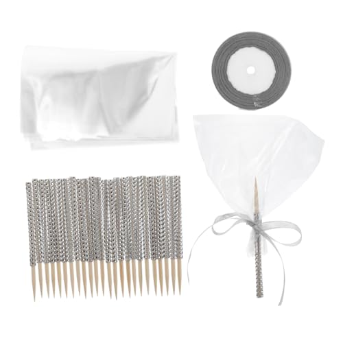 ERINGOGO Spieße Set Mit Glitzer Mesh Wraps Candy Sticks Für Kreative Leckereien Hochzeitsdekor ERINGOGO Spieße Set Mit Glitzer Mesh Wraps Candy Sticks Für Kreative Leckereien Hochzeitsdekor von ERINGOGO