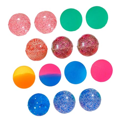 ERINGOGO 24Stücke Hüpfbälle Für Farbiges Bounce Ball Hochspringende Gummibälle Für Partytüten Und Freizeitspaß von ERINGOGO