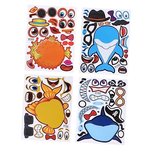ERINGOGO 25blätter Meeresleben Aufkleber Mix Dekorationssticker Für Junge Mädchen Party- Und Kreatives Bastelprojekt Designs Pro Design von ERINGOGO