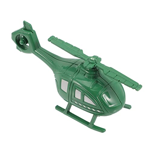 ERINGOGO 25 Stück -Modell Toys Hubschraubermodell geburtstagsmitgebsl LKW Antenne fliegend Spielzeughubschrauber der Armee Chopper Plastik Green von ERINGOGO