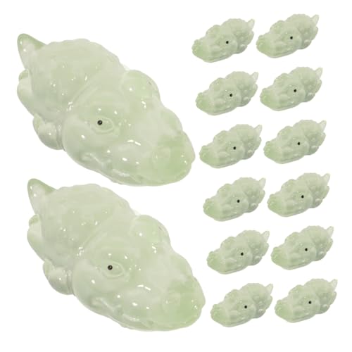 ERINGOGO 25 Stück Simuliertes Krokodilspielzeug Mini Puppenhaus Alligator Leuchtend glühen deko Kleine Figuren für den Karneval Tierspielzeug kleine Tiere Dschungeltierfiguren Harz Grün ERINGOGO 25 Stück Simuliertes Krokodilspielzeug Mini Puppenhaus Alligator Leuchtend glühen deko Kleine Figuren für den Karneval Tierspielzeug kleine Tiere Dschungeltierfiguren Harz Grün von ERINGOGO