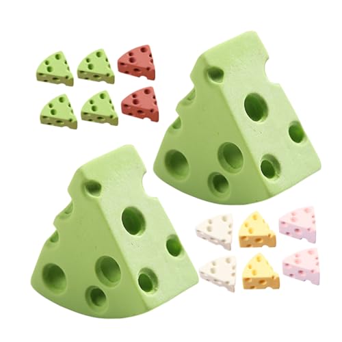 ERINGOGO 25 Stück Teiliges Künstlicher Käse Modelle Realistische Leichte Deko Attrappen für Haus Küche Fotografie Langlebige Simulation Künstlicher Käse als Dekoration und Requisite von ERINGOGO