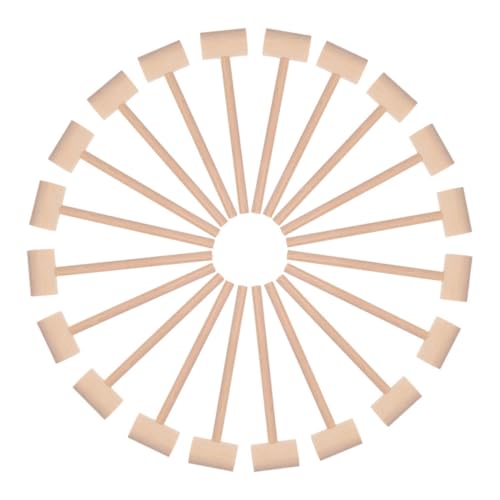 ERINGOGO 25 Stück Teiliges Mini Holzspielzeug Hammer aus Natürlichem Holz Kleine Holzhammer für Basteln Krabben und Hummerknacken Pädagogisches Werkzeug für Rollenspiele und Hand Auge ERINGOGO 25 Stück Teiliges Mini Holzspielzeug Hammer aus Natürlichem Holz Kleine Holzhammer für Basteln Krabben und Hummerknacken Pädagogisches Werkzeug für Rollenspiele und Hand Auge von ERINGOGO