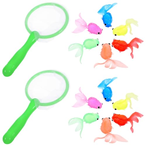 ERINGOGO 2Sätze Angelspielzeug Set mit Bunten Goldfischen und Spaß Beim Angeln der Badewanne Pool für Kleinkinder für Wasser und Planschspiele ERINGOGO 2Sätze Angelspielzeug Set mit Bunten Goldfischen und Spaß Beim Angeln der Badewanne Pool für Kleinkinder für Wasser und Planschspiele von ERINGOGO