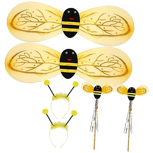 ERINGOGO 2Sätze Bienenkostüm Für Teiliges Mit Stirnband Und Cosplay Zubehör Für Geburtstagsfeiern Und Partys Süßes Bienen Outfit Für Jungen ERINGOGO 2Sätze Bienenkostüm Für Teiliges Mit Stirnband Und Cosplay Zubehör Für Geburtstagsfeiern Und Partys Süßes Bienen Outfit Für Jungen von ERINGOGO