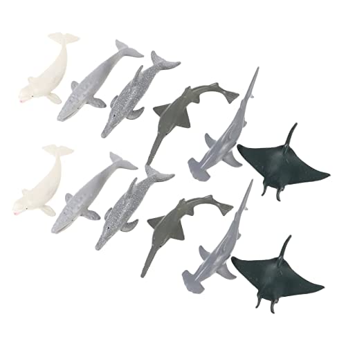 ERINGOGO 2Sätze Miniatur Meerestier Modelle Lebendige Simulation Von Ozeantieren Für Lernspielzeug Dekoration Für Schreibtisch Und Bildungszwecke ERINGOGO 2Sätze Miniatur Meerestier Modelle Lebendige Simulation Von Ozeantieren Für Lernspielzeug Dekoration Für Schreibtisch Und Bildungszwecke von ERINGOGO