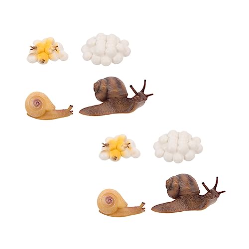 ERINGOGO 2Sätze Wachstumszyklus Figuren Schnecken Deko Für Lehrreiche Ornament Sets Zur Darstellung des Lebenszyklus Von Schnecken Für Kindergeburtstag ERINGOGO 2Sätze Wachstumszyklus Figuren Schnecken Deko Für Lehrreiche Ornament Sets Zur Darstellung des Lebenszyklus Von Schnecken Für Kindergeburtstag von ERINGOGO