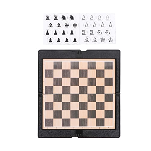 ERINGOGO 2Satz Faltbares Magnetisches Schachspiel Set Tragbares Partyschach Für Unterwegs Robuste Und Langlebige Schachfiguren Für Reisen Und von ERINGOGO