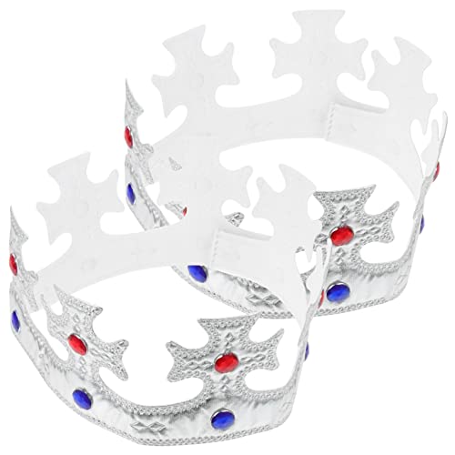 ERINGOGO 2St Krone alles zum geburtstag ammer Königskostüm kinderkleider kinderkostüme Kindergeburtstagsmütze Geburtstagskopfbedeckungen für Abs Silver ERINGOGO 2St Krone alles zum geburtstag ammer Königskostüm kinderkleider kinderkostüme Kindergeburtstagsmütze Geburtstagskopfbedeckungen für Abs Silver von ERINGOGO